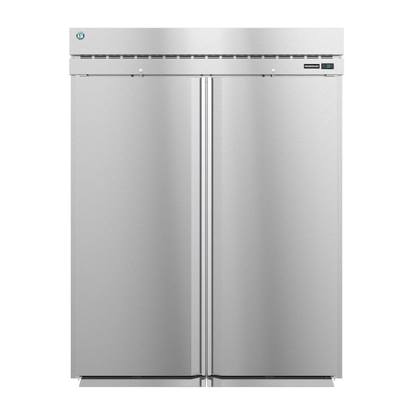 Hoshizaki America Refrigerator, Two Section Roll-In Upright, Full Stainless Doors with Lock - RN2A-FS