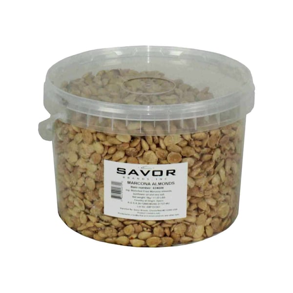 Savor Imports - Almendra Marcona Frita y Salada 11 libras - 624606