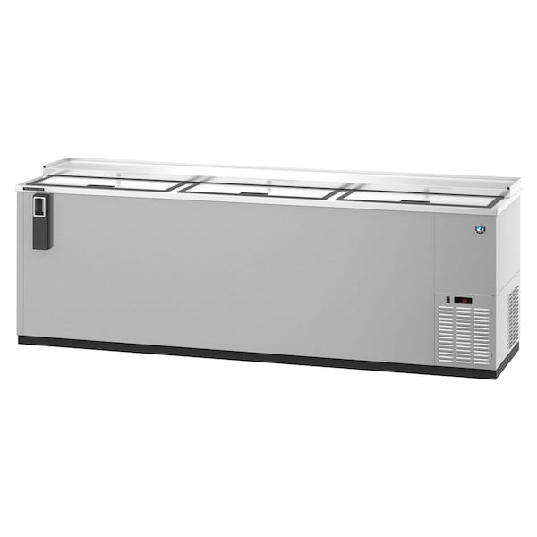 Hoshizaki America Refrigerator, Three Section, Stainless Steel Back Bar Bottle Cooler, Slide Top Doors,  - CC95-S
