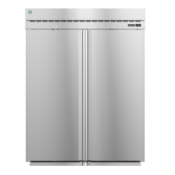 Hoshizaki America Refrigerator, Two Section Roll-Thru Upright, Full Stainless Doors with Lock - RT2A-FS-FS