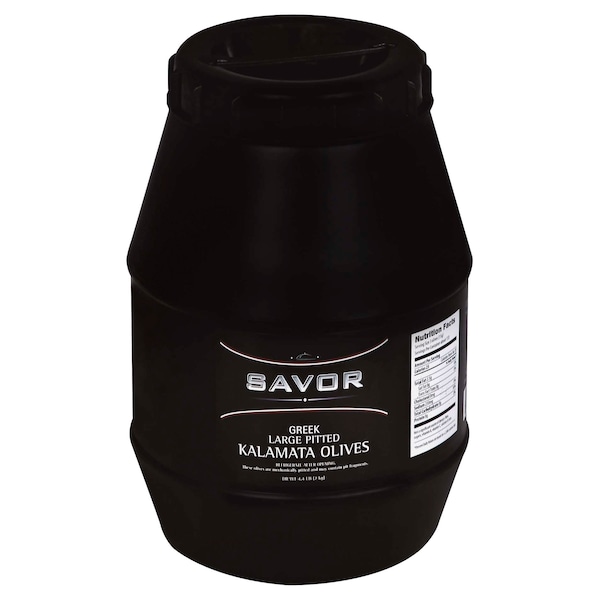 Savor Imports Aceitunas Griegas Grandes Descarozadas Kalamata 2kg, paquete de 4 - 583511
