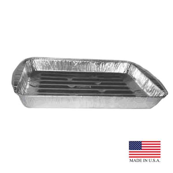 Durablue 3000-200 PE Aluminum Standard Broiler Pan, 200PK - 3000-200  (PE)
