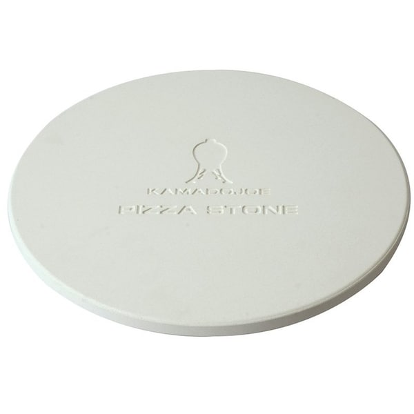 Kamado Joe CLASSIC JOE Series Pizza Stone, 15 in Dia, Ceramic, White - KJ-PS23