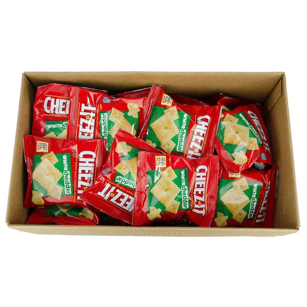 Galletas Cheez-It Profit Paks de Cherddar Blanco de 1.5 oz, paquete de 60 - 2410012660