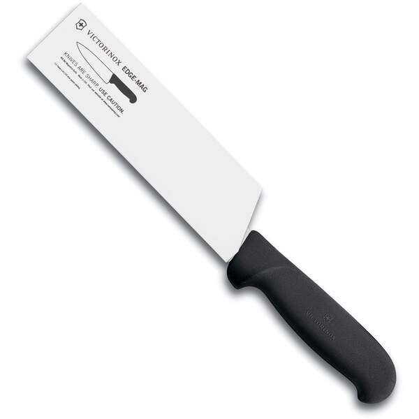 Swiss Army Brands 2019 Victorinox Kitchen Tomato 4-1/4 Serrated Black W/Edgemag Boxed - VIC-42503C