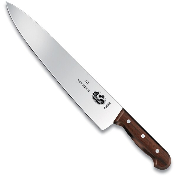 Swiss Army Brands 2023 Victorinox 40022 Kitchen Wood Chef'S - Straight , 12In Blade, 20.25In Width At Handle - VIC-5.2000.31