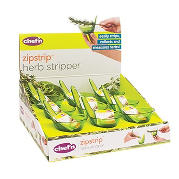 Chef N Chef'n Zipstrip 2-1/2 in. W X 3 in. L Green Plastic Herb Stripper - 102-583-201