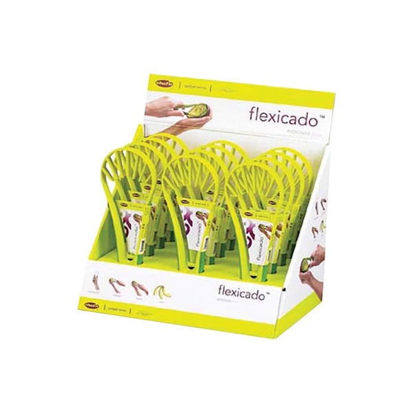 Chef N Flexicado 2-3/4 in. W X 8 in. L Green Plastic Avocado Slicer - 102-032-011