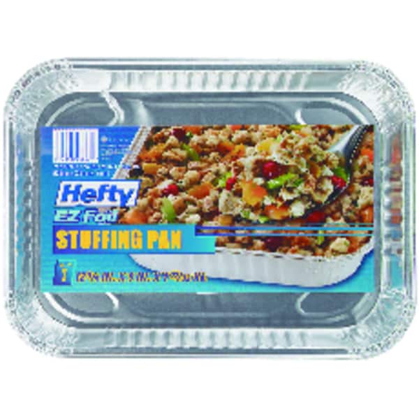Ez Foil Hefty EZ Foil 9 in. W X 13 in. L Roaster Pan Silver - Z00887