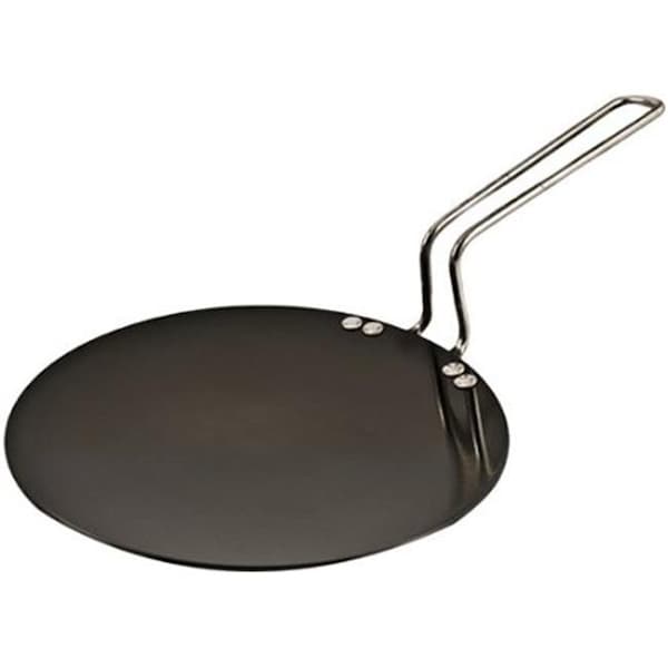 Hawkins Hawkins R50 Futura Non-Stick Concave Tava Griddle 10 in. - 4.06mm with Steel Handle - R50