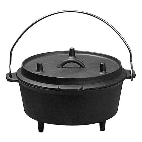 Starcrafts StarCrafts PS193 5 qt. Pre-Seasoned Cast Iron Camping Dutch Oven - PS193