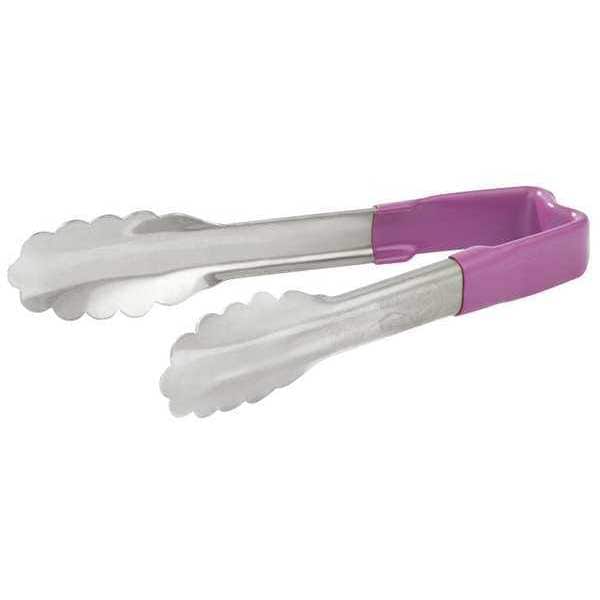 Vollrath Utility Tong, Purple, 6 in. Overall L - 4780680