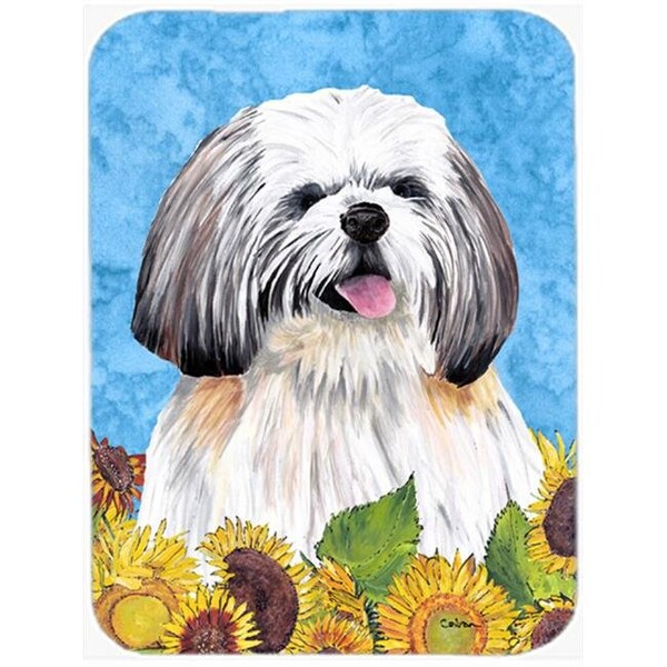 Carolines Treasures Carolines Treasures SC9075LCB 15 x 12 in. Shih Tzu Glass Cutting Board - Large - SC9075LCB