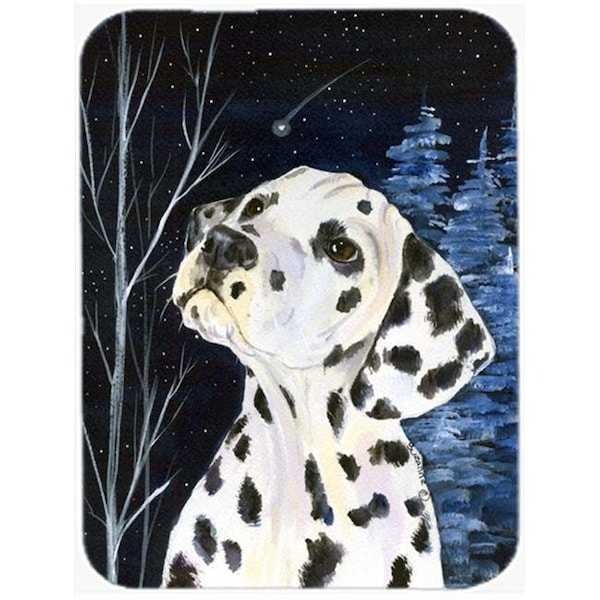 Carolines Treasures Carolines Treasures SS8370LCB Starry Night Dalmatian Glass Cutting Board; Large - SS8370LCB