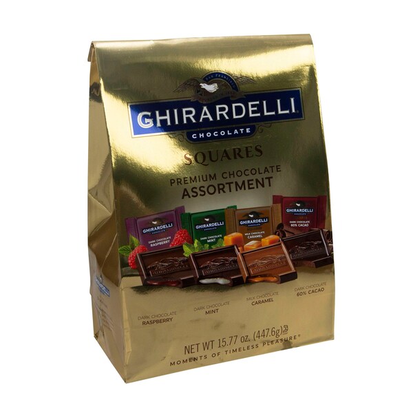 Ghirardelli Ghirardelli Chocolate Variado al 60% de Cacao Cuadrado 15.77 oz., Paquete de 6 - 62273