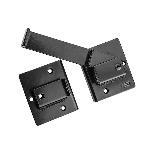 National Hardware Hvy Duty Flip Latch Blk - N109-001