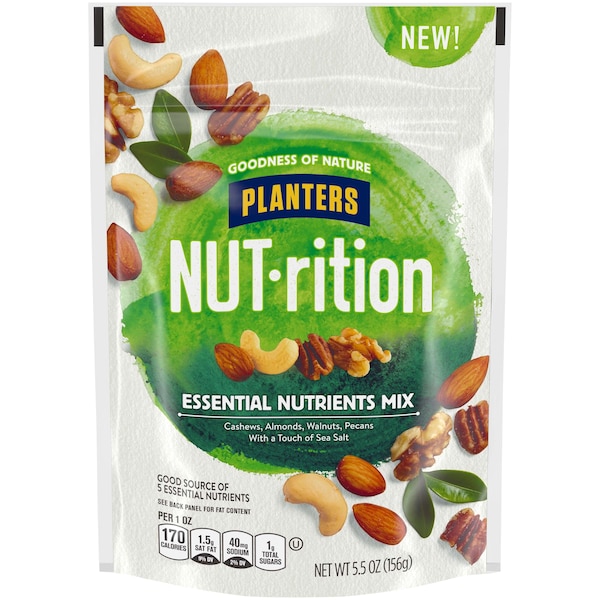 Mezcla de Nutrientes Esenciales Planters Nut-Rition 5.5 oz, paquete de 8 - 10029000023182