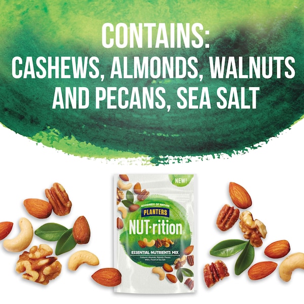 Mezcla de Nutrientes Esenciales Planters Nut-Rition 5.5 oz, paquete de 8 - 10029000023182