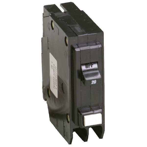 Eaton Cutler-Hammer Circuit Breaker, BRP Series, 20A, 1 Pole, 120/240V AC, 10kA - BRP120GF