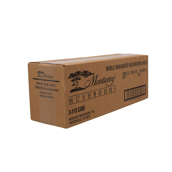 Monterrey Setas marinadas en ajo entero de 100 oz., paquete de 3 - 64813