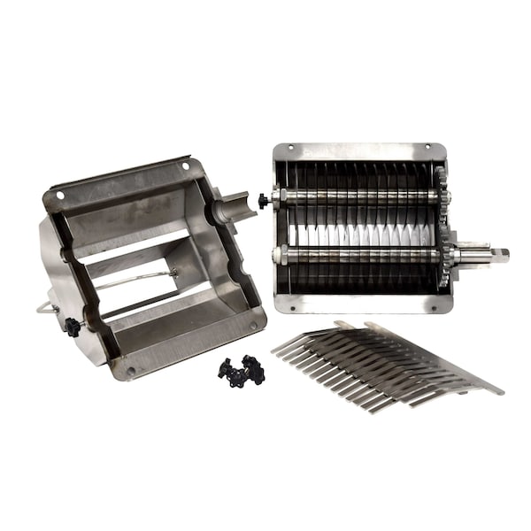 American Eagle AE-GMC22NH 1/2" Large Capacity Meat Cutter Attachment Stainless Steel Fits #12 Hub - AE-GMC22NH-1/2