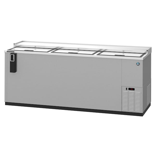 Hoshizaki America Refrigerator, Three Section, Stainless Steel Back Bar Bottle Cooler, Slide Top Doors,  - CC80-S