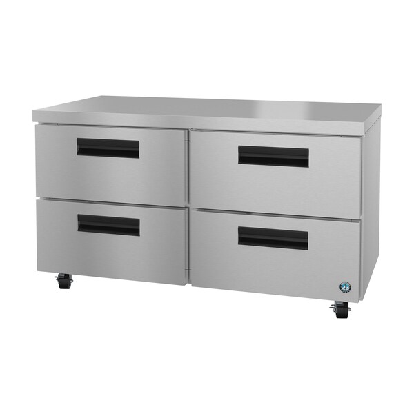 Hoshizaki America Refrigerator, Two Section Undercounter, Stainless Drawers,  - UR60B-D4