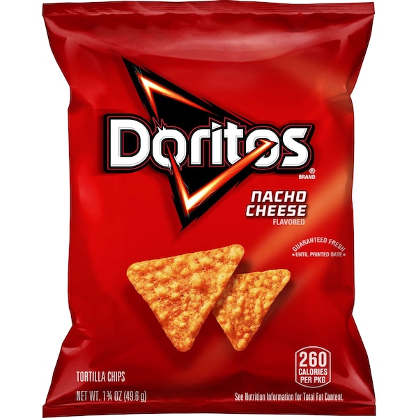 Doritos Doritos Nacho Botana de un solo servicio 1.75 oz, PK64 - 44375