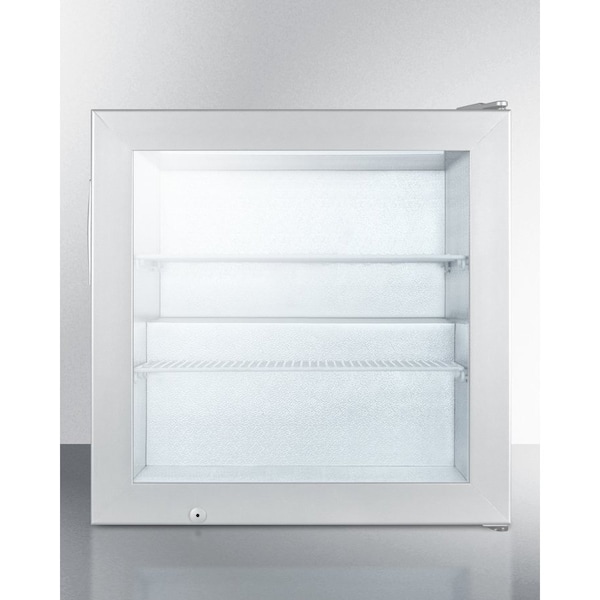 Summit Appliance Div. Summit-Commercial Beer Froster, Glass Door, Digital Thermostat - SCFU386FROST