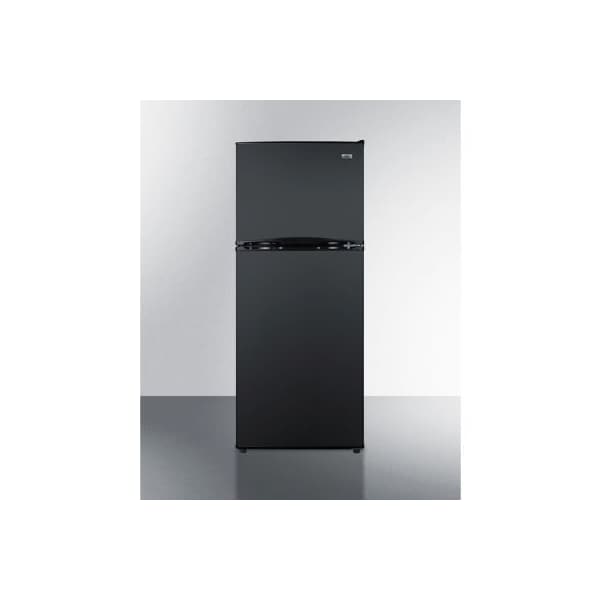 Summit Appliance Div. Summit-Refrigerator-Freezer, 9.9 Cu. Ft. Frost-Free, Icemaker, 24"W x 59-3/8"H, Black - FF1072BIM