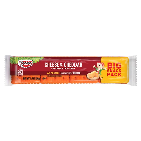 Galletas Sandwich con Queso y Cheddar Keebler Keebler de 1.8 oz. paquete, PK144 - 3010021146