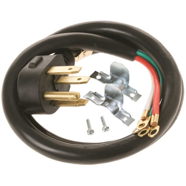 Ge 4 ft. 4-Prong 40 Amp Range Cord - WX09X10035DS