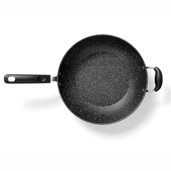The Rock By Starfrit THE ROCK by Starfrit 12.5-Inch Nonstick Wok with Helping Handle - 031009-004-0000