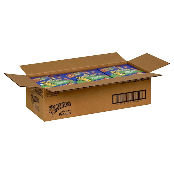 Planters Maní con Chile y Limón en Tubo de 2.25 oz, Paquete de 30 - 10029000020457