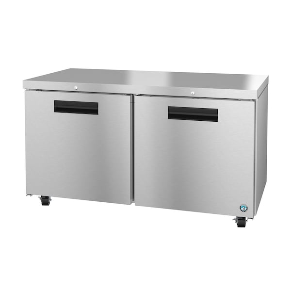 Hoshizaki America Refrigerator, Two Section Undercounter, Stainless Doors with Lock,  - UR60B-01