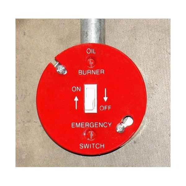 Southwire Electrical Box Cover, Round, Powder Coated Galvanized Steel, Toggle and Flat Cover - 54CBPO