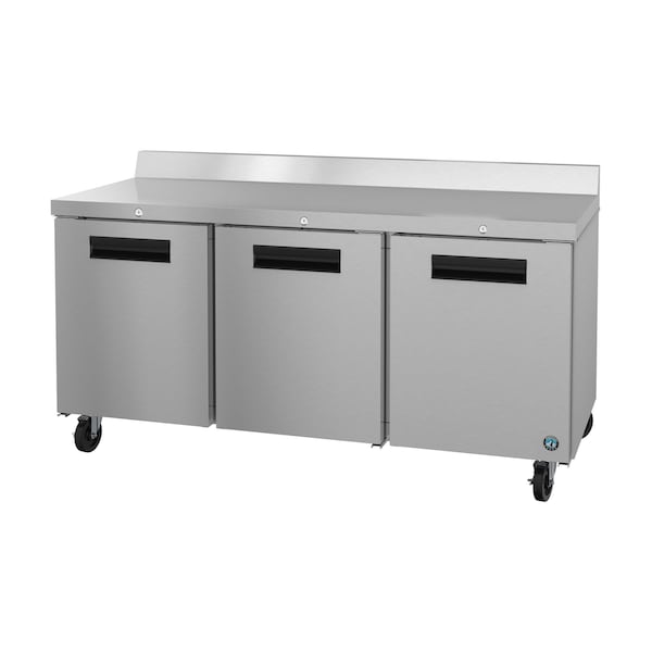 Hoshizaki America Refrigerator, Three Section Worktop, Stainless Doors with Lock - WR72B-01