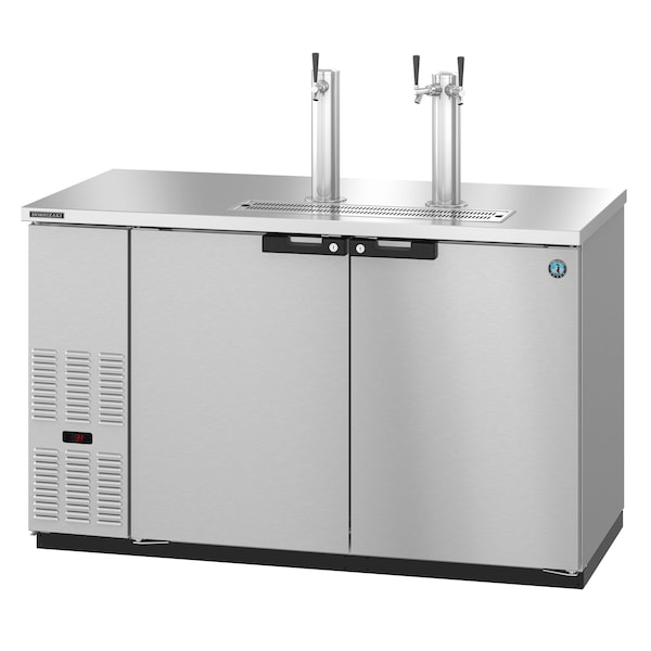 Hoshizaki America Refrigerator, Two Section, Stainless Steel Back Bar Direct Draw, Solid Doors,  - DD59-S