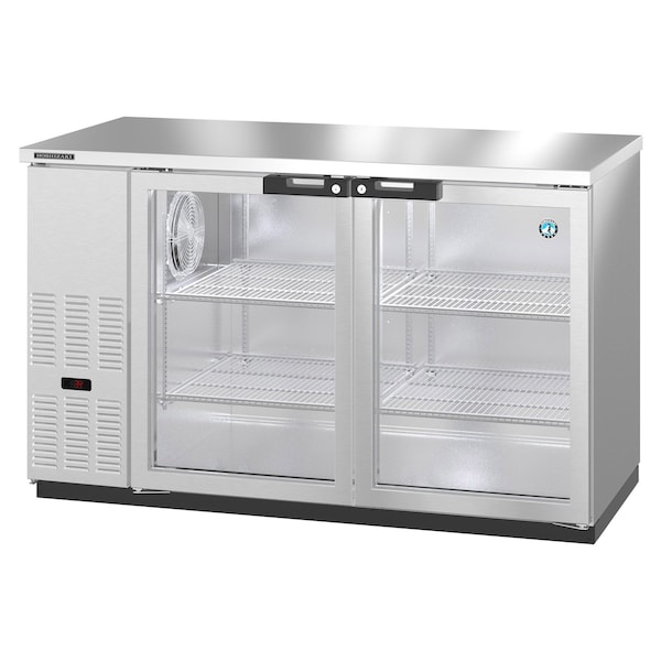 Hoshizaki America Refrigerator, Two Section, Stainless Steel Back Bar Back Bar, Glass Doors,  - BB59-G-S