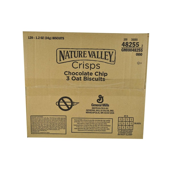 Barras crujientes Nature Valley con chispas de chocolate de 1.2 oz., paquete de 120 - 16000-48255