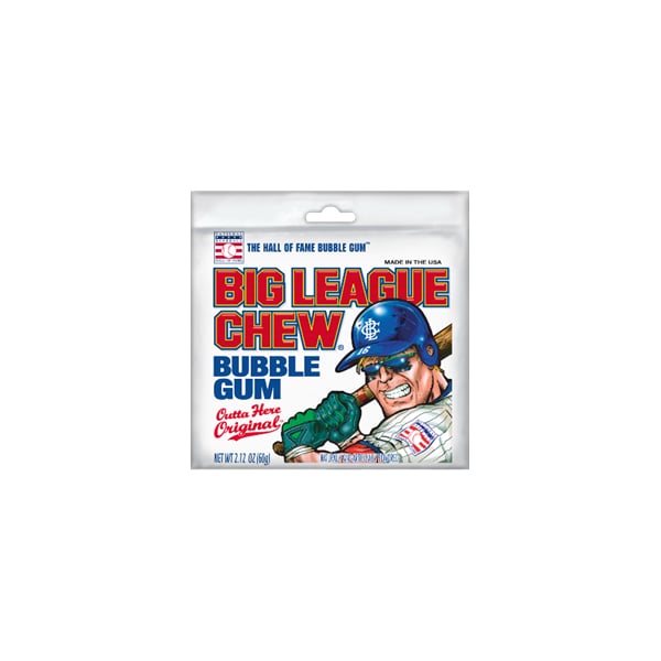 Big League Chew Big League Chew Original 2.12 oz., PK108 - 66000
Mascar Big League Chew Original 2.12 oz., PK108 - 66000