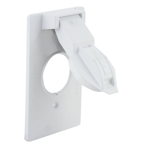 Bell Outdoor Weatherproof Cover, Single Gang Box Type, 1 Gang, Flip/Snap Cover - 5155-1
