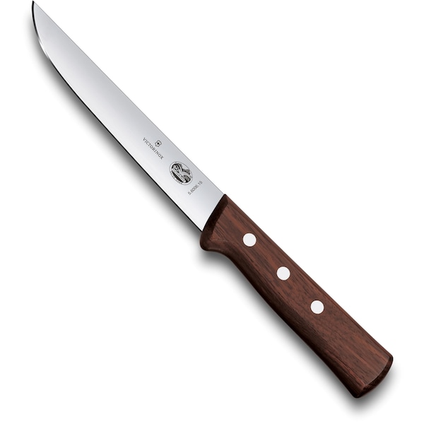 Swiss Army Brands 2023 Victorinox 40010 Kitchen Wood Boning - Straight, Extra-Wide, 6In Stiff Blade - VIC-5.6006.15