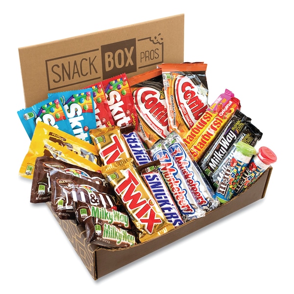 Caja de refrigerios Snack Box Pros MARS Favoritos, Caja de refrigerios, paquete de 25 - 70000017