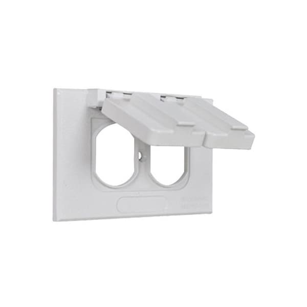 Hubbell ME WHT WP SGL Cover - 1C-DH-AL-W