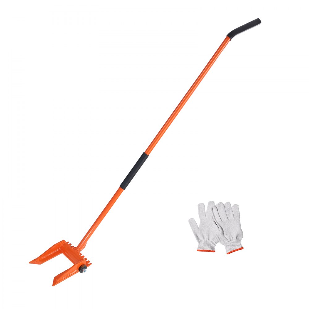 VEVOR Demolition Tool, 60'' Carbon Steel Handle Wrecking Pry Bar, 2000 lbs Weight Capacity, Heavy Duty Deck Board Removal Tool, Multipurpose Demo Tools for Flooring, Framing, Roofing, Trim, Drywall - QGWW60INCHW0YN2YJV0
