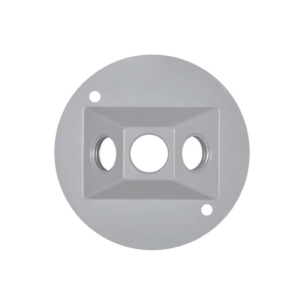 Hubbell ME GRY WP RND LampCover - RC-3-NX