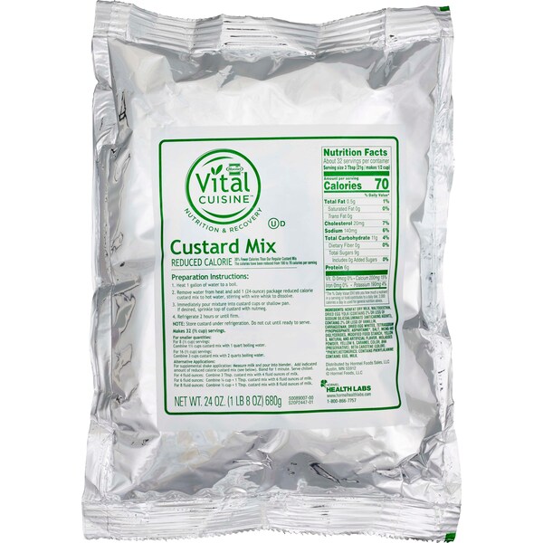 Sinfree Hormel Vital Cuisine Postre de crema de huevo de calorías reducidas, paquete de 6 - 29929