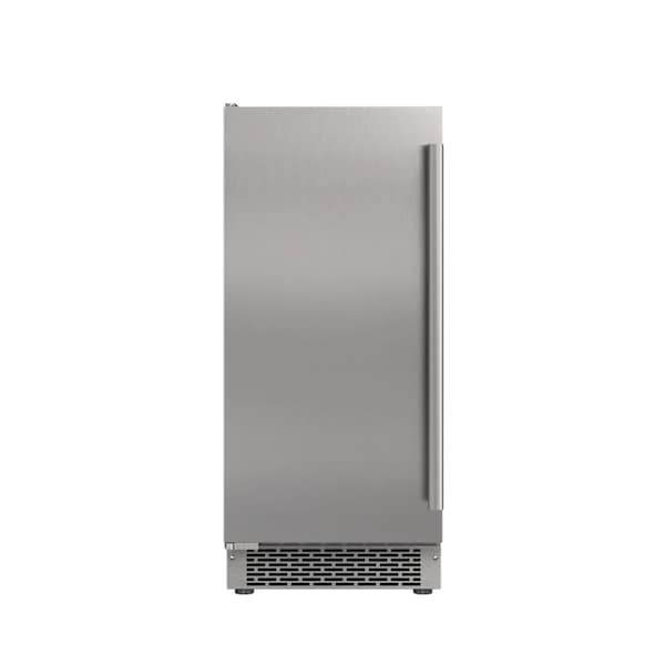 Avallon 15 Inch Wide 26 Lbs BuiltIn Free Standing Ice Maker - AIMG151PSSILH