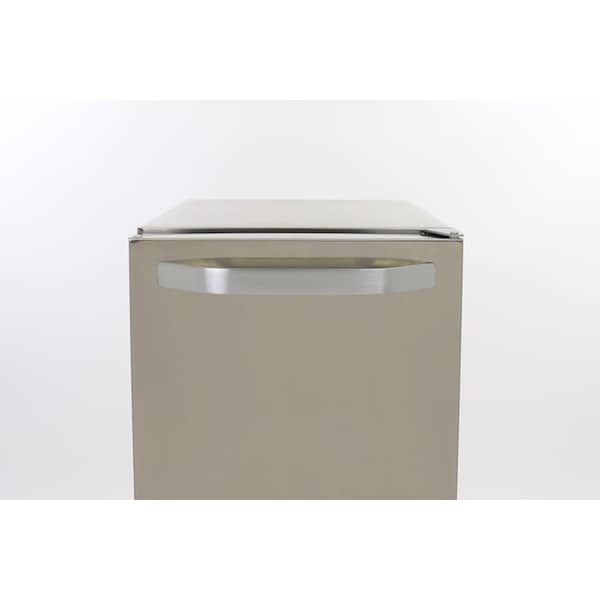 Maxx Ice Shallow Depth Outdoor Built-In Undercounter Ice Maker, 15 in., 25 lbs, Crescent Cubes, Stainless Steel - MIM25CO